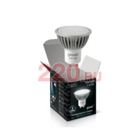 Светодиодные лампы Гаусс LED GAUSS 5W GU10 4100K FROST, мощность аналогичной лампы накаливания - 50 Вт в каталоге электрики 220.ru, артикул GSS-EB101506205