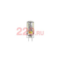 Лампа Gauss LED GY6,35 3W AC85-265V 2700K, мощность аналогичной ЛН — 35Вт в каталоге электрики 220.ru, артикул GSS-SS107719103