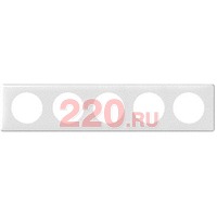 Рамка 5-ная, бел. глянец, Legrand Celiane 2 в каталоге электрики 220.ru, артикул LN-066630