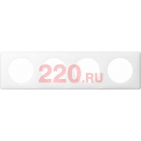 Рамка 4-ная, бел. глянец, Legrand Celiane 2 в каталоге электрики 220.ru, артикул LN-066634