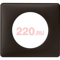 Рамка одинарная, черная перкаль, Legrand Celiane 2 в каталоге электрики 220.ru, артикул LN-066741