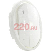 Накладка светорегулятора (диммера) с индикацией IOBL, белая, Legrand Celiane в каталоге электрики 220.ru, артикул LN-068076