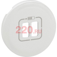 Накладка розетки USB, бел., Legrand Celiane в каталоге электрики 220.ru, артикул LN-068256