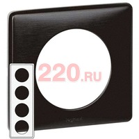 Рамка 4-ная, карбон, Legrand Celiane 2 в каталоге электрики 220.ru, артикул LN-068984