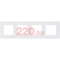 Рамка - 4 поста цвет - белый, Legrand Etika в каталоге электрики 220.ru, артикул LN-672504
