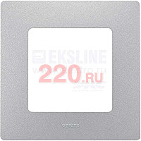 Рамка - 1 пост цвет - алюминий, Legrand Etika в каталоге электрики 220.ru, артикул LN-672551