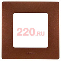 Рамка - 1 пост цвет - какао, Legrand Etika в каталоге электрики 220.ru, артикул LN-672571