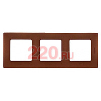 Рамка - 3 поста цвет - какао, Legrand Etika в каталоге электрики 220.ru, артикул LN-672573
