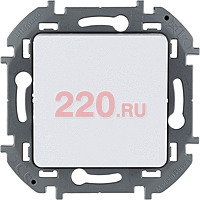 Выключатель одноклавишный 10 AX - 250 В, цвет — белый, Legrand Inspiria в каталоге электрики 220.ru, артикул LN-673600