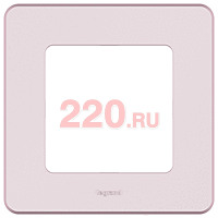Рамка - 1 пост, цвет — розовый, Legrand Inspiria в каталоге электрики 220.ru, артикул LN-673934