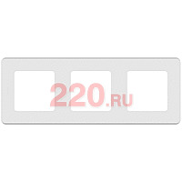 Рамка - 3 поста, цвет — белый, Legrand Inspiria в каталоге электрики 220.ru, артикул LN-673950