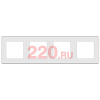 Рамка — 4 поста, цвет — белый, Legrand Inspiria в каталоге электрики 220.ru, артикул LN-673960