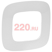 Рамка 1 пост Legrand VALENA ALLURE, белый в каталоге электрики 220.ru, артикул LN-754301