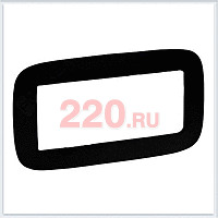 Valena Allure Рамка 5 мод., матовый черный в каталоге электрики 220.ru, артикул LN-754406
