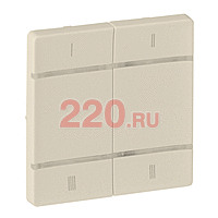 Legrand Valena LIFE Сл.кость MyHome Play Zigbee Накладка для 4-сценарного радиоупр. Устройства в каталоге электрики 220.ru, артикул LN-754804