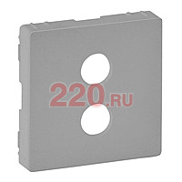 Legrand Valena LIFE Алюм Накладка Аудиорозетки 1-ой