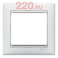 Рамка одинарная Legrand Valena Белая в каталоге электрики 220.ru, артикул LN-774451