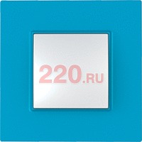 Рамка Уника Квадро одинарная голубика, Unica Quadro в каталоге электрики 220.ru, артикул SCMGU4.702.26