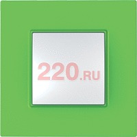 Рамка Уника Квадро одинарная киви, Unica Quadro в каталоге электрики 220.ru, артикул SCMGU4.702.28