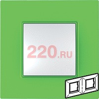 Рамка Уника Квадро двойная киви, Unica Quadro в каталоге электрики 220.ru, артикул SCMGU4.704.28