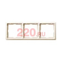 Рамка тройная (термопласт) Бежевая, Merten Artec (SD) в каталоге электрики 220.ru, артикул SCMTN481344