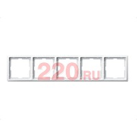 Рамка 5-ая (термопласт) Белая, Merten Artec (SD) в каталоге электрики 220.ru, артикул SCMTN481519