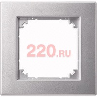 Рамка одинарная алюминий, Merten M-Plan (SM) в каталоге электрики 220.ru, артикул SCMTN486160