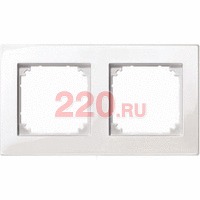 Рамка двойная Белая (глянец), Merten M-Plan (SM) в каталоге электрики 220.ru, артикул SCMTN515219