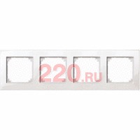 Рамка 4-ая Белая (глянец), Merten M-Plan (SM) в каталоге электрики 220.ru, артикул SCMTN515419