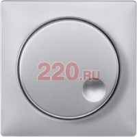 Накладка светорегулятора поворотного алюминий, Merten SD в каталоге электрики 220.ru, артикул SCMTN5250-4060