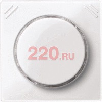 Накладка светорегулятора поворотно-нажимного многофункц. с/п, мех 577099 Бел глянц, Merten SM в каталоге электрики 220.ru, артикул SCMTN567819