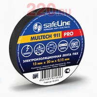 Изолента 15/10 черный, Safeline в каталоге электрики 220.ru, артикул SL-9356