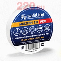 Изолента 15/10 белый, Safeline в каталоге электрики 220.ru, артикул SL-9358