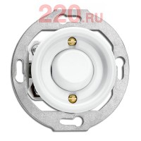 Кнопка без символа Thomas Hoof для фарфоровых рамок, цвет - белый в каталоге электрики 220.ru, артикул TH-173076