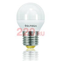 Лампа светодиодная шар 5.7W (ЛН 60Вт) Е27 2800К Серия SIMPLE. в каталоге электрики 220.ru, артикул VG2-G2E27warm6W