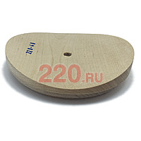 Подложка на бревно деревянная на 1 место, цвет: береза в каталоге электрики 220.ru, артикул Z24-201