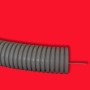 Труба для электропроводки ПНД гофрированная тяжелая, с зондом, без галогена, диаметр 16 мм (цвет серый), Экопласт в каталоге электрики 220.ru, артикул 21116HF-GR