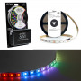 Светодиодная LED лента Feron LS606, 60SMD(5050)/m 14.4W/m 12V 3m RGB с адаптером с вилкой, контроллером с пультом в комплекте в каталоге электрики 220.ru, артикул 27722