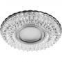 Светильник встраиваемый с белой LED подсветкой Feron CD937 потолочный MR16 G5.3 прозрачный в каталоге электрики 220.ru, артикул 29470