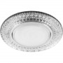 Светильник встраиваемый с белой LED подсветкой Feron CD4020 потолочный GX53 без лампы прозрачный в каталоге электрики 220.ru, артикул 29473