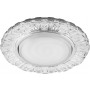 Светильник встраиваемый с белой LED подсветкой Feron CD4023 потолочный GX53 без лампы прозрачный в каталоге электрики 220.ru, артикул 29476