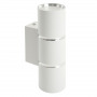 Светильник  настенный Feron ML1860 ZEN MR16 35W, 230V, 2*GU10, белый, хром IP20 в каталоге электрики 220.ru, артикул 48650