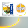 Светодиодная COB лента Feron LS630, 400SMD(2110)/ 7Вт/м 12V 5000*3*1.8мм желтый, IP20 в каталоге электрики 220.ru, артикул 48950