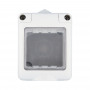 Коробка для о/п, герметичная с прозрачной, силиконовой панелью, 45х45 мм IP55 (серый) LK45 в каталоге электрики 220.ru, артикул 855003