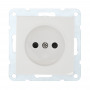 Розетка без з/к, со шторками (белый) LK60 в каталоге электрики 220.ru, артикул 863304-1