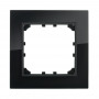 Рамка 1-постовая из натурального темного стекла LK60 для розеток и выключателей, 92х92х10 мм в каталоге электрики 220.ru, артикул 864110-1