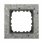 Рамка 1-постовая из декоративного камня (серый гранит) LK60 для розеток и выключателей, 92х92х10 мм в каталоге электрики 220.ru, артикул 864179-1