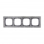 Рамка 4-постовая из декоративного камня (серый гранит) LK60 для розеток и выключателей, 305х92х10 мм в каталоге электрики 220.ru, артикул 864479-1