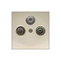 Накладка розетки TV+FM+SAT 2(3) (бежевый) LK60 в каталоге электрики 220.ru, артикул 865201