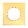 Рамка 1-постовая квадрат (золото) Vintage-Quadro, 82х82х10 мм в каталоге электрики 220.ru, артикул 884116-1